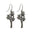 Cabbage Tree Earrings Silver