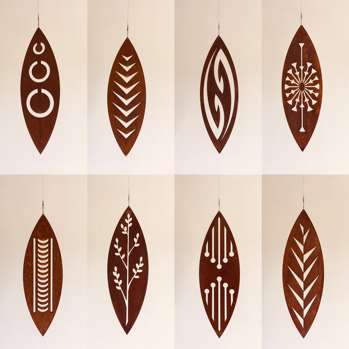 Corten Spinning Art Collection