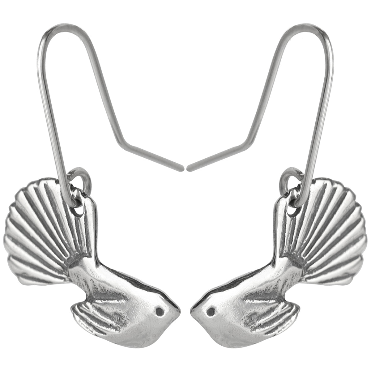 Fantail Earring Silver Small