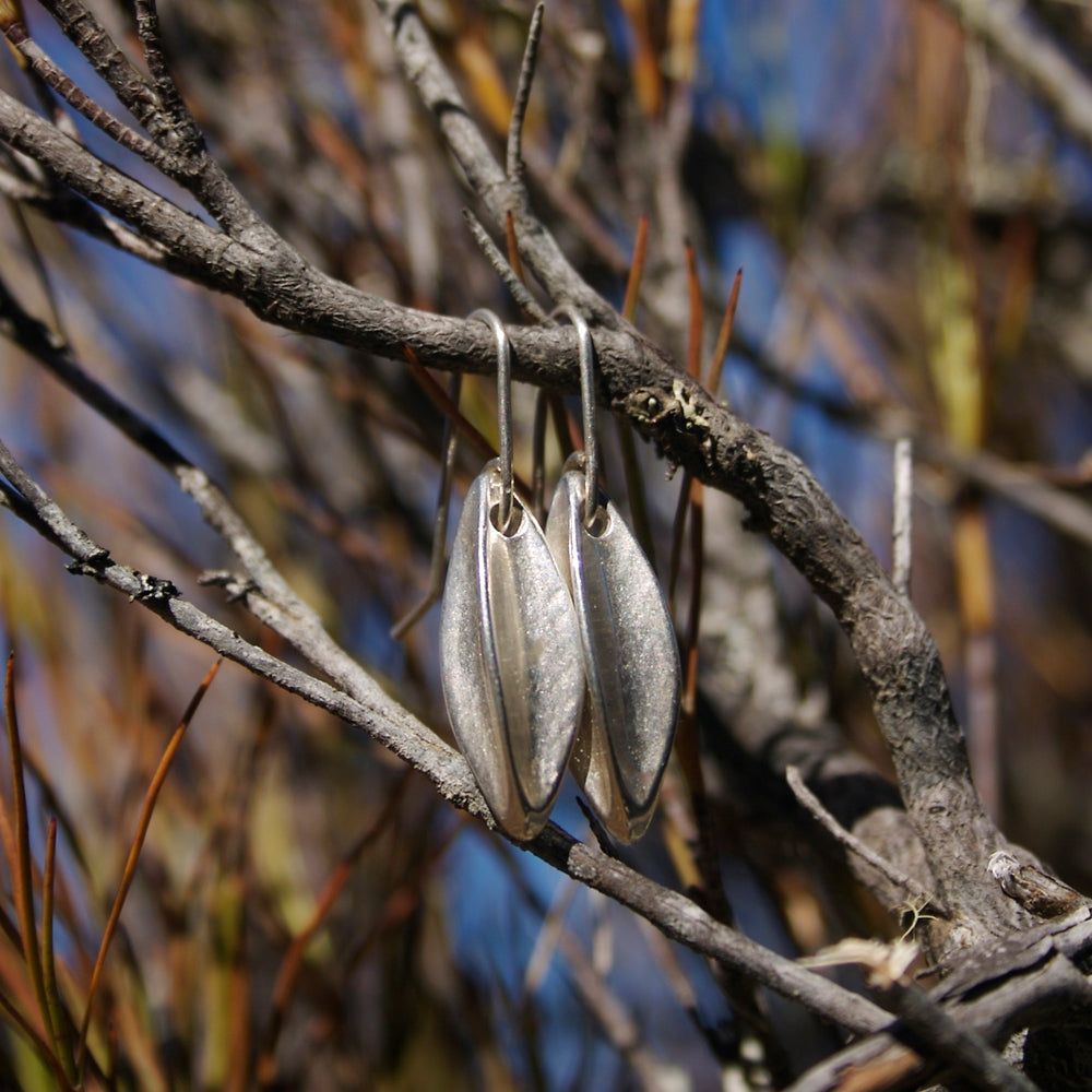 Hebe Pod Earrings Silver