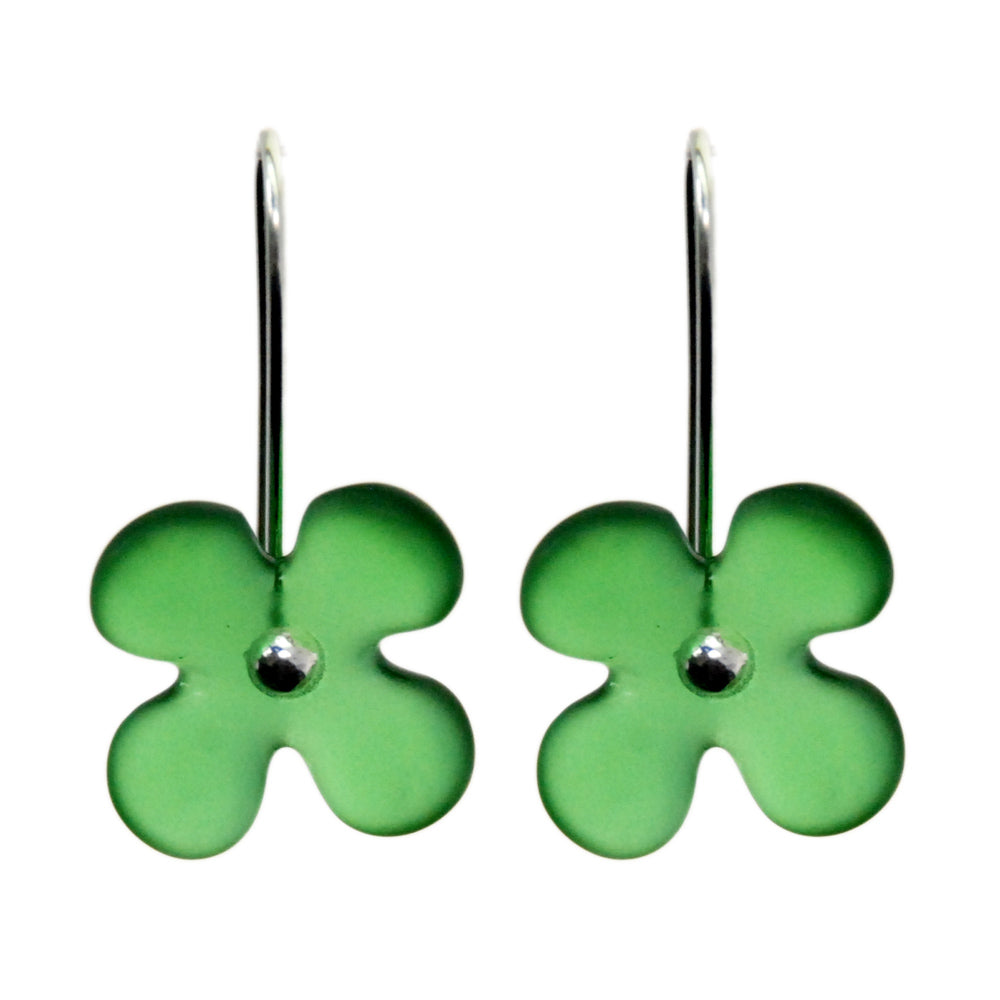 Hydrangea Earrings Green