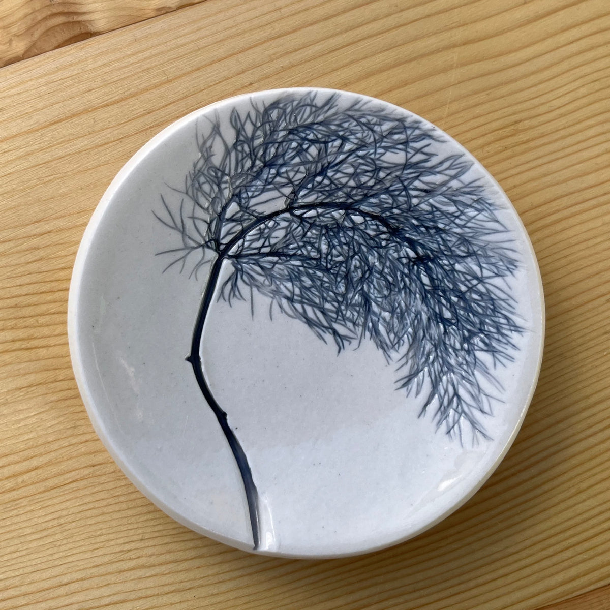 Fennel Ring Dish Dark Blue