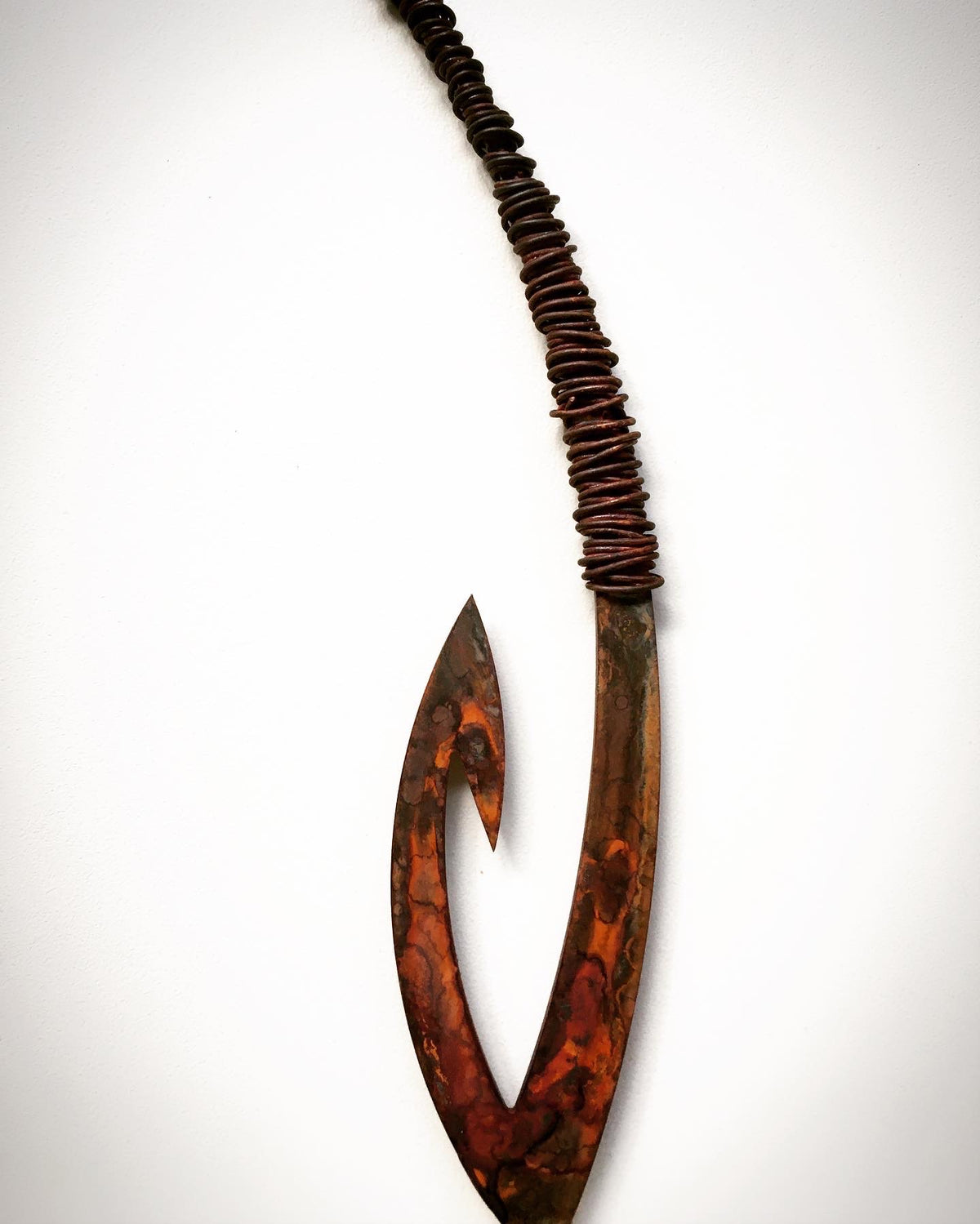 Rusty Matika Spinning Corten Fish Hook