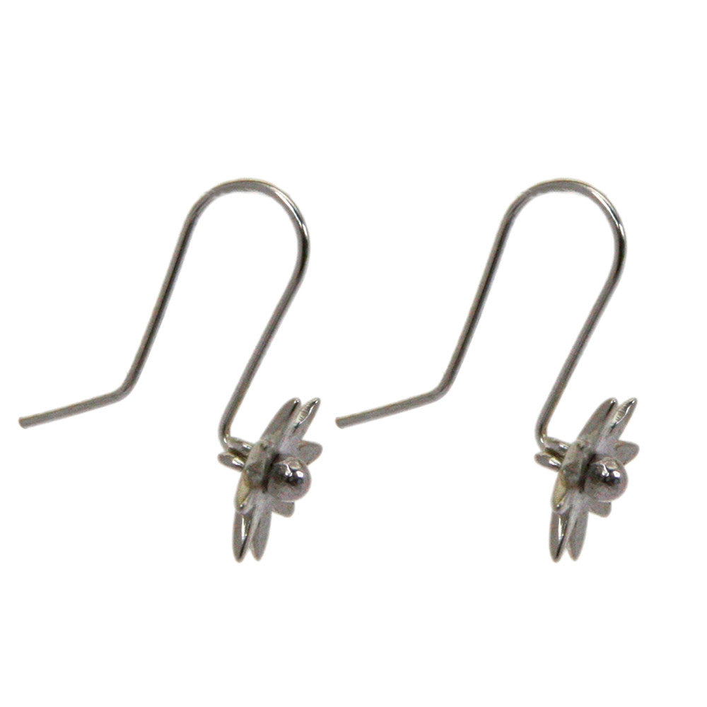 Silver Daisy Earrings