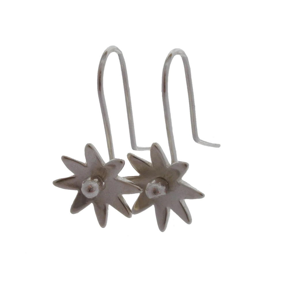Silver Daisy Earrings