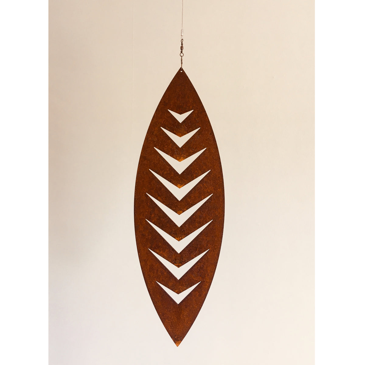 Arrow Corten Spinning Garden Art