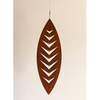 Arrow Corten Spinning Garden Art