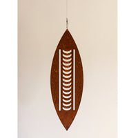 Nīkau Corten Spinning Garden Art