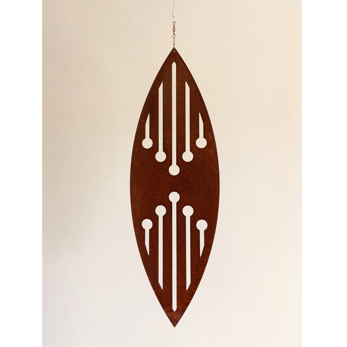 Reflection Corten Spinning Garden Art