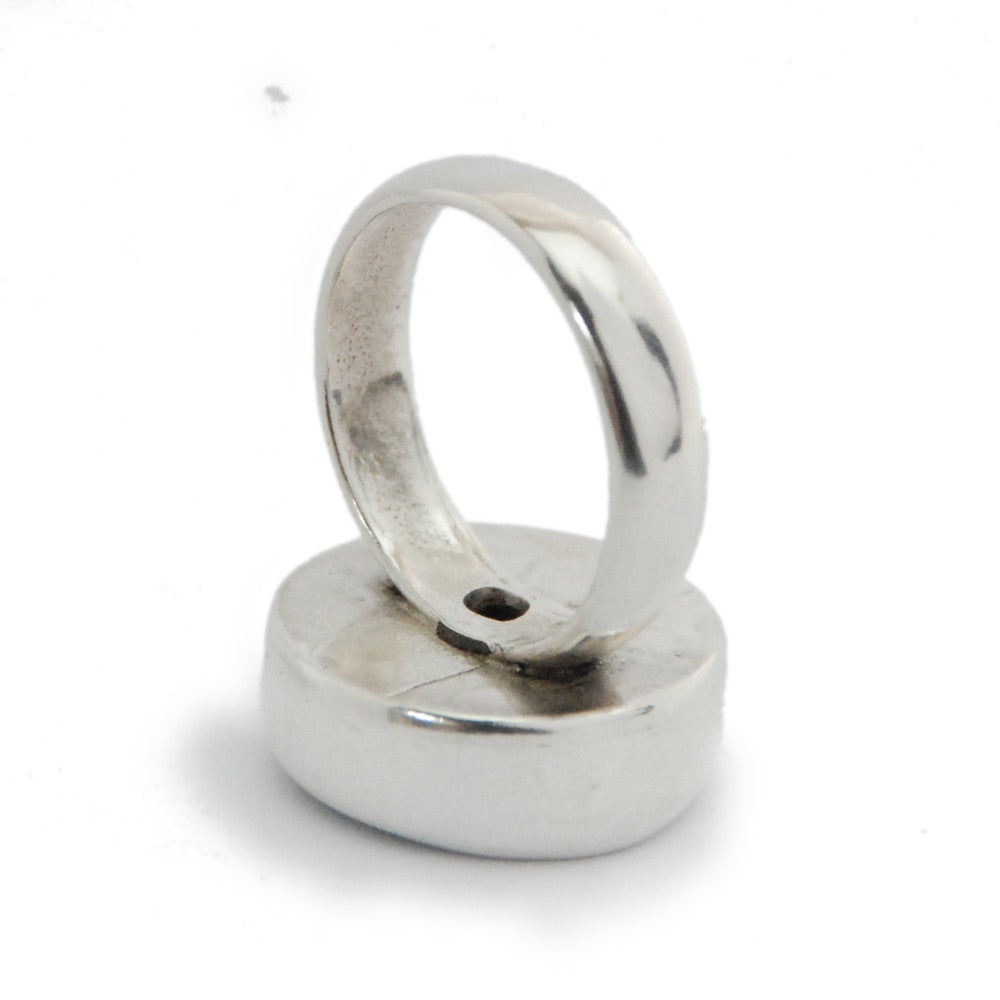 Pāua Single Hole Ring
