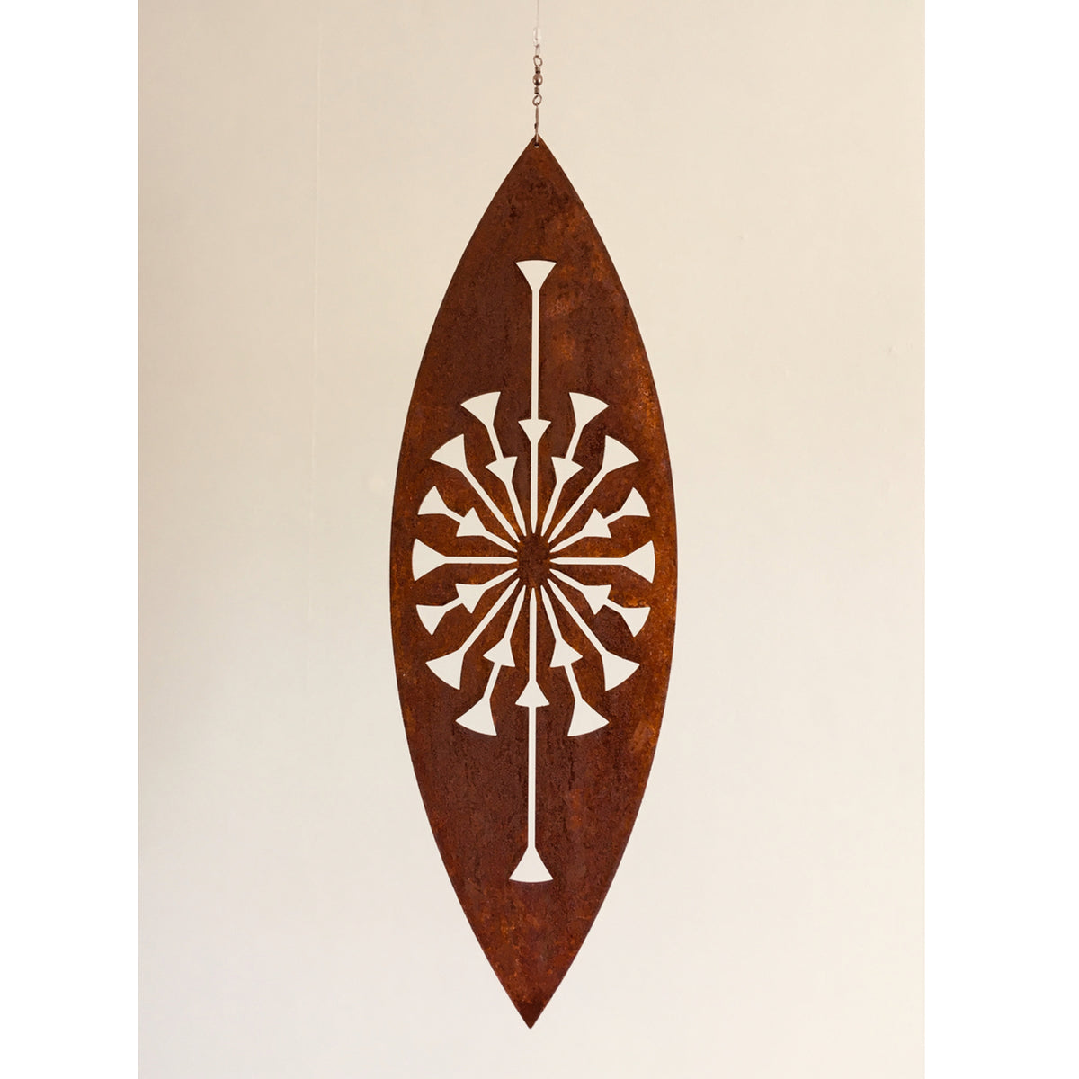 Tohu Corten Spinning Garden Art